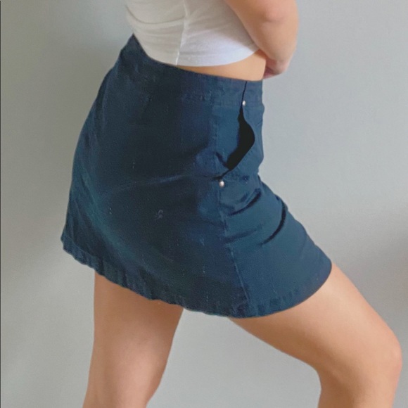 navy blue dockers vintage women’s uniform skirt - Picture 3 of 3